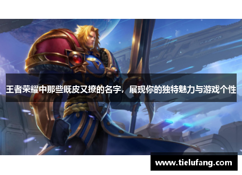 王者荣耀中那些既皮又撩的名字，展现你的独特魅力与游戏个性